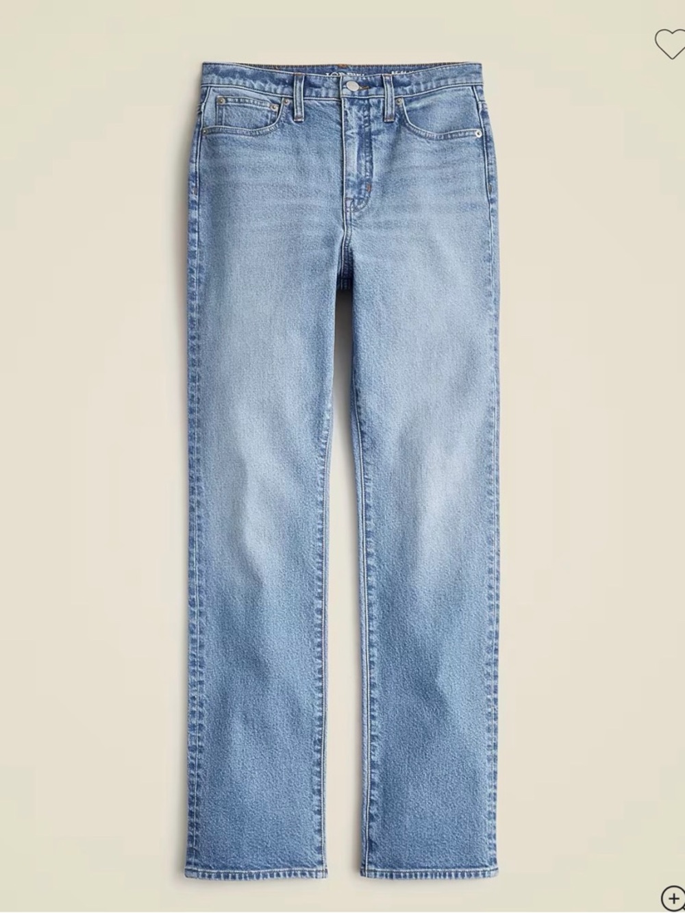 NEW J.Crew ‘96 Straight High-Rise Semi-Stretch Denim Jeans size 26